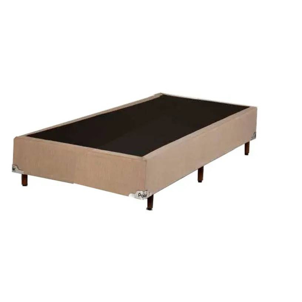 Base Box Casal Cristal 138x188x25 - Bege