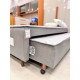 Bicama Solteiro Compact Plus C/ Auxiliar 88X188X40 - Cinza