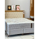 Colchão King Molejo Life c/ Molas ensacadas 193x203x33cm + Base Box King Life 193x203x25 - Bege