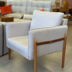Poltrona Orion Plus - 1053 Linho Bege  Poltrona Orion Plus - 1053 Linho Bege