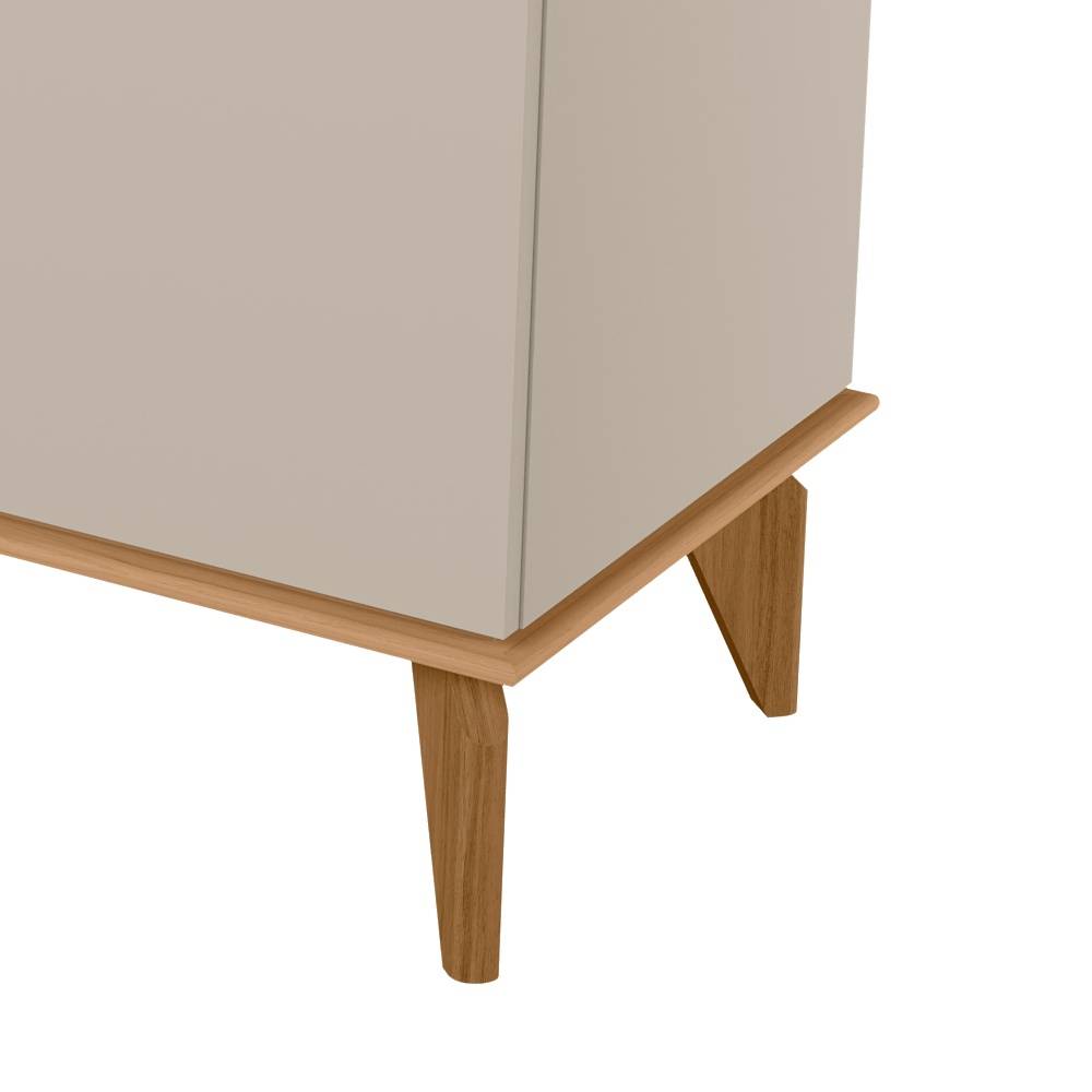 Aparador Buffet Evora 1.6  c/4 portas - Jequitiba/Off White Fosco 