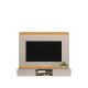 Home Suspenso Zurique c/ Led para Tvs até 75" - Tauari/Off White Fosco
