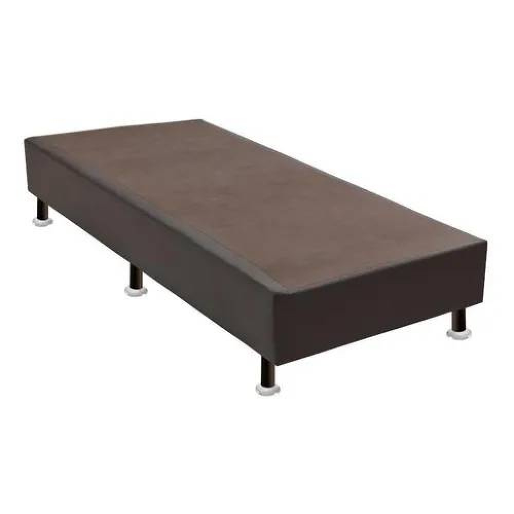 Base Solteiro (88x188x23) Courino - Marrom