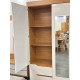 Guarda Roupa Casal Vivacce C/ Espelho 4 Portas 4 Gavetas - Cinamomo/Off White