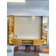 Home Luminare c/ Porta Reflecta 293cm c/ Led para Tv até 85 " - Off White/Naturale
