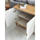 Aparador Buffet Evora 1.6  c/4 portas - Jequitiba/Off White Fosco 