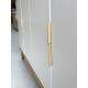 Aparador Buffet Evora 1.6  c/4 portas - Jequitiba/Off White Fosco 