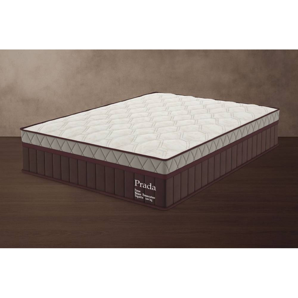 Colchão Prada Queen com Molas Ensacadas 32x198x158cm