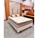 Colchão Due Casal com Molas Ensacadas 26x188x138cm + Base Cama Box Casal Courino - Bege