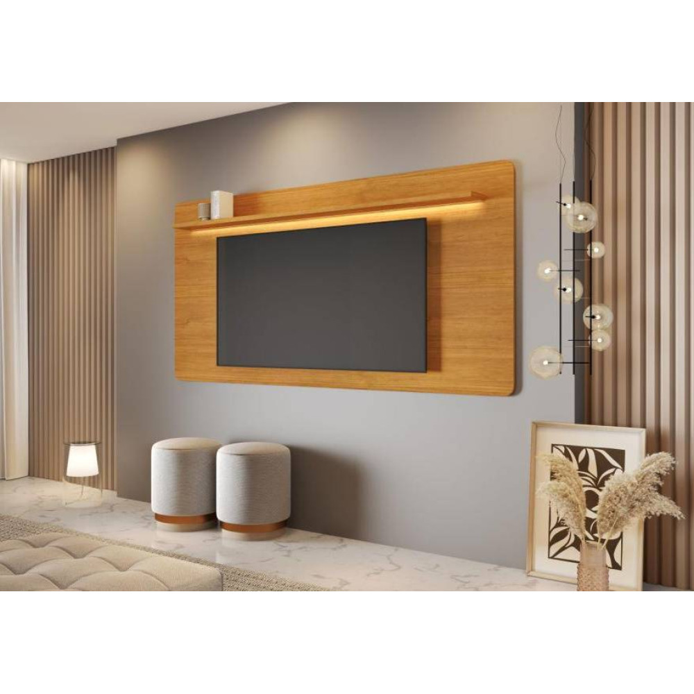 Painel Cristal para Tvs até 70″ c/ Led – Cinamomo