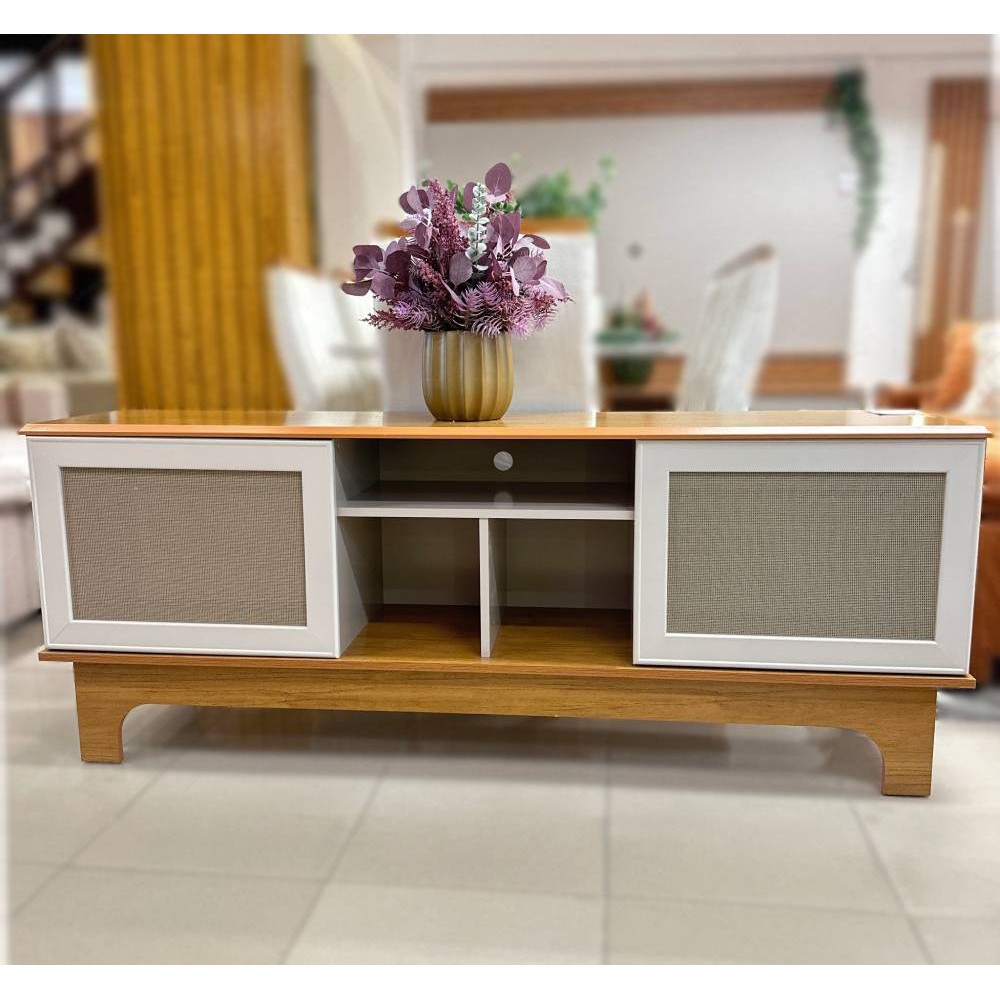 Rack Frescor para TV até 65'' - Cinamomo/Off White