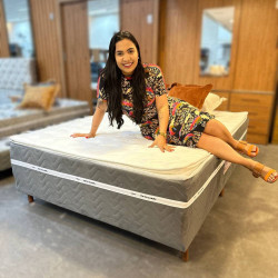 Cama Box Conjugada Casal Dackar Plus 45X188X1,38