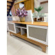 Rack Frescor para TV até 65'' - Cinamomo/Off White