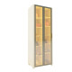 Sapateira Innova Com 2 portas Reflecta Com Pés Com Led Innova - Off White 