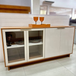 Buffet Vitoria c/ 4 Portas - Freijó / Off White