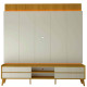 Conjunto Painel Magnífico 220 + Rack Magnífico 212 - Naturale/Off White