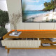 Conjunto Painel Magnífico 220 + Rack Magnífico 212 - Naturale/Off White