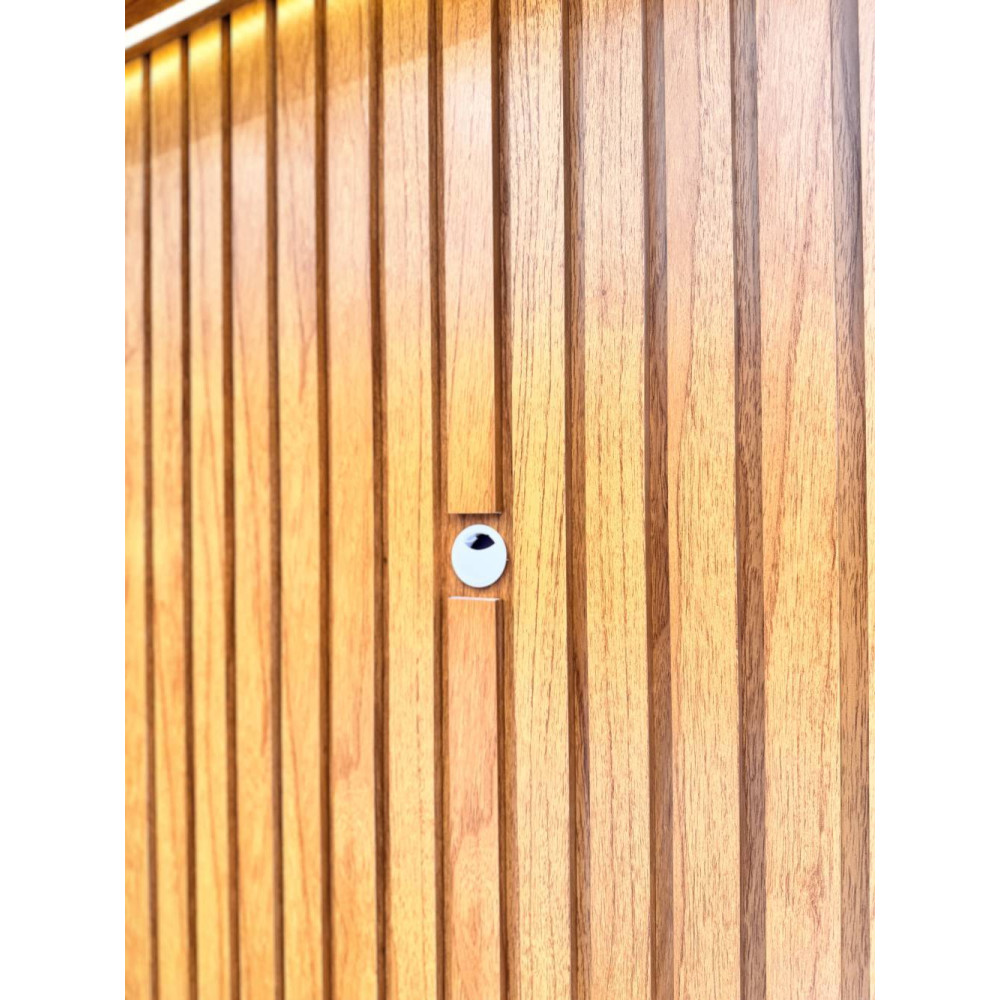 Rack Nobre com Painel Nobre 230 cm para Tvs Até 75" com Led - Naturale /Off White