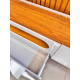 Rack Nobre com Painel Nobre 230 cm para Tvs Até 75" com Led - Naturale /Off White