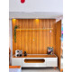 Rack Nobre com Painel Nobre 230 cm para Tvs Até 75" com Led - Naturale /Off White