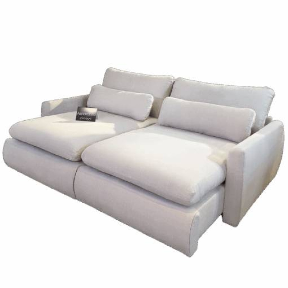 Sofá Cama Retrátil Amaranto 2,30 - Linho Bege