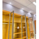 Guarda Roupa Casal com 6 Portas Reflecta com Pés com Led Imperatriz - Naturale