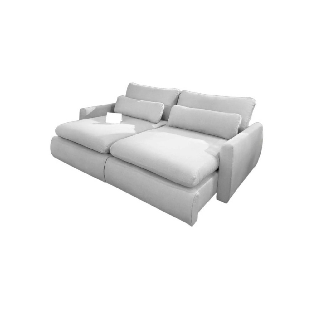 Sofá Cama Retrátil Amaranto 2,30 - Linho Cinza