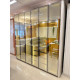 Guarda Roupa Casal com 6 Portas Reflecta com Pés com Led Innova - Off White