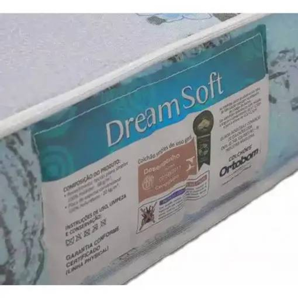 Colchão Solteiro Dream Soft Ortobom – 12x188x78cm