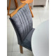 Mesa Berlim 100x100 Cinamomo Com 4 Cadeiras Dubai - Cinza