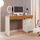 Escrivaninha Sevilha 120cm c/ 1 Porta  1 Gaveta - Off White/Naturalle