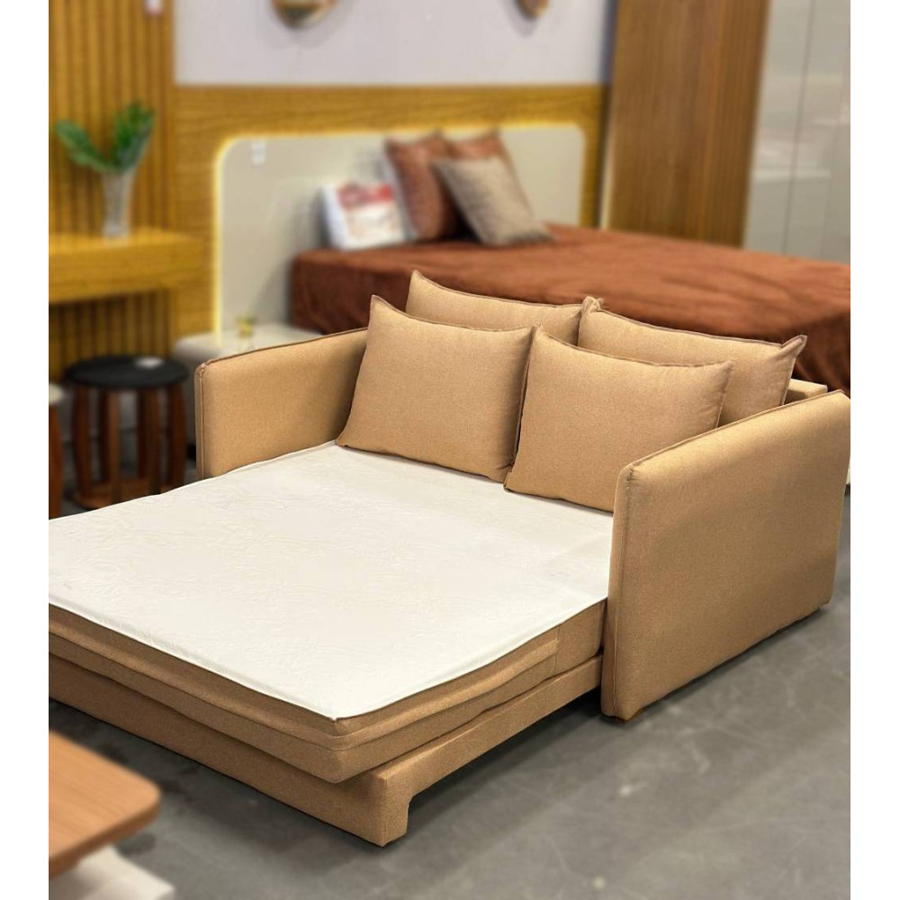 Sofá Cama Noronha 1,55m - Linho Bege