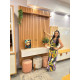 Conjunto Painel Ripado 1412 e Nicho Niágara 1361 - Freijó / Off White Matte
