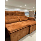 Sofá Retrátil e Reclinável 3 Lugares Beatriz – Terracota