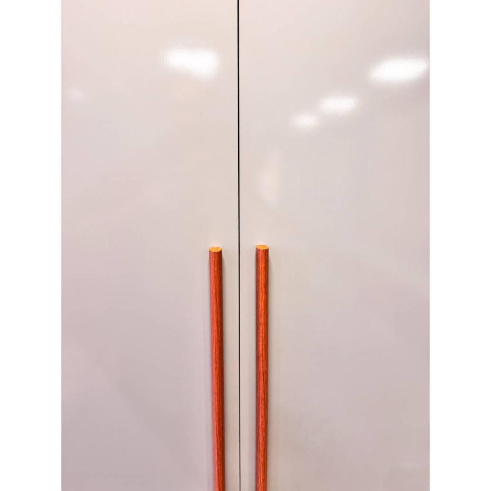 Guarda Roupa Hawaii 6 Portas Frisado - Rufato - Naturale/Off White