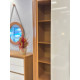 Guarda Roupa Casal Doble Ripado 6 Portas 4 Gavetas - Cinamomo/Off White