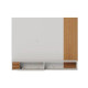 Home Suspenso Jurere 1.60 para Tvs até 65" 1 Porta - Off White Matte / Freijó