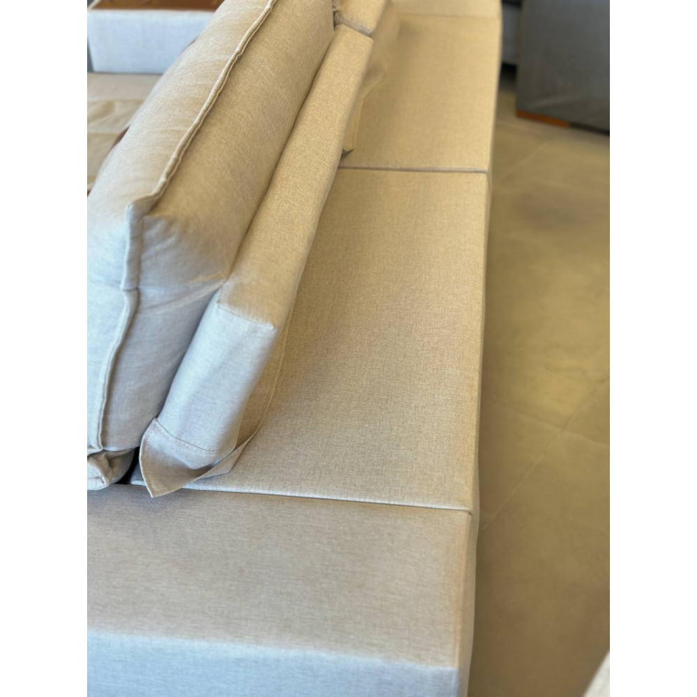 Sofá Retrátil e Reclinável Chanel confort 2,30m - Linho Bege