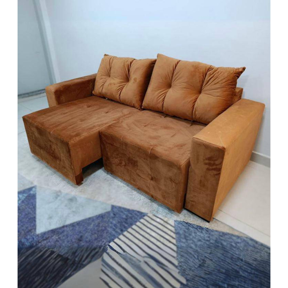 Sofá Retrátil Hawai 1,85 cm - Terracota