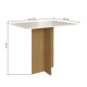 Conjunto Mesa de Jantar Talita C/ 4 Cadeiras - Freijo/Off White