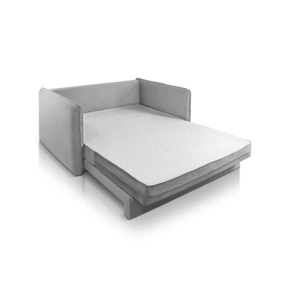 Sofá Cama Noronha 1,55m - Linho Cinza