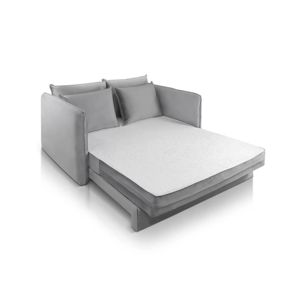 Sofá Cama Noronha 1,55m - Linho Cinza