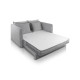 Sofá Cama Noronha 1,55m - Linho Cinza