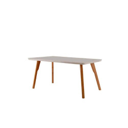 Mesa de Jantar Turquia 1.20cm Tampo vidro - Off White Mesa de Jantar Turquia 1.20cm Tampo vidro - Off White