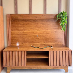 Rack com Painel Trunfo para Tvs até 70" - Cinamomo  Rack com Painel Trunfo para Tvs até 70" - Cinamomo