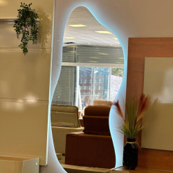 Espelho Orgânico com Led e Interruptor Espelho Orgânico com Led e Interruptor