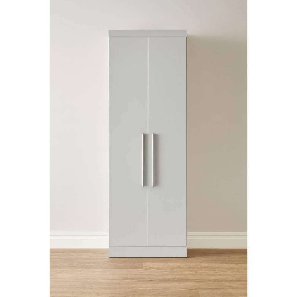 Guarda Roupa Rizon Módulo 2 Portas 3 Gavetas Novo Horizonte - Branco