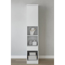 Guarda Roupa Rizon Módulo Mesa de Cabeceira 1 Porta 1 Gaveta Novo Horizonte - Branco