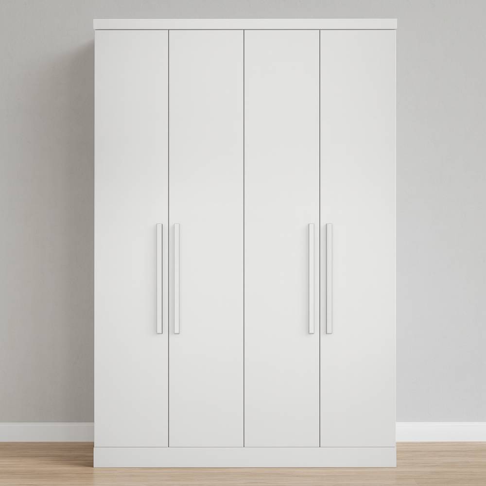 Guarda Roupa Rizon Módulo 4 Portas 3 Gavetas Novo Horizonte - Branco