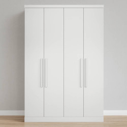 Guarda Roupa Rizon Módulo 4 Portas 3 Gavetas Novo Horizonte - Branco Guarda Roupa Rizon Módulo 4 Portas 3 Gavetas Novo Horizonte - Branco